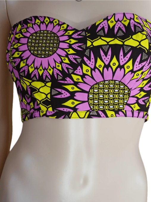 bustier coloré 
